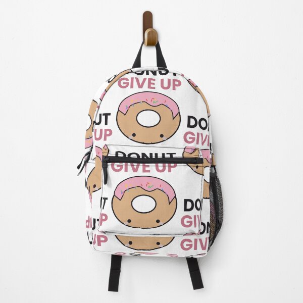 Item preview, Donut Give Up Funny Motivational Pun Sticker designed and sold by QuirkyCartel.