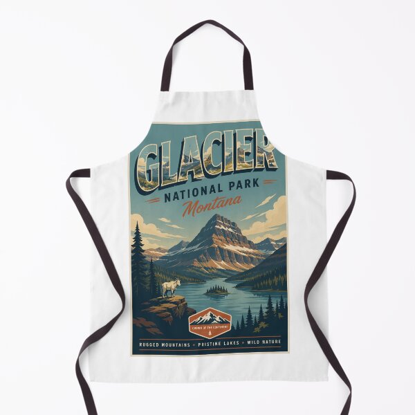 Item preview, Glacier National Park Montana Crown of the Continent Rocky Mountains designed and sold by StampMyPassport.