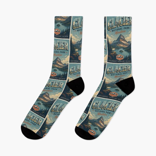 Item preview, Glacier National Park Montana Crown of the Continent Rocky Mountains designed and sold by StampMyPassport.