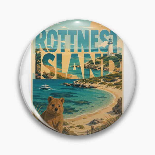 Item preview, Rottnest Island Western Australia Quokka Indian Ocean Coast designed and sold by StampMyPassport.
