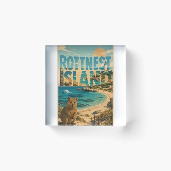 Item preview, Rottnest Island Western Australia Quokka Indian Ocean Coast designed and sold by StampMyPassport.