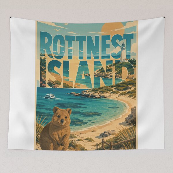 Item preview, Rottnest Island Western Australia Quokka Indian Ocean Coast designed and sold by StampMyPassport.