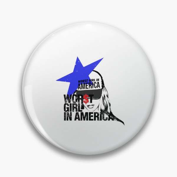 Item preview, Slayyyter- Worst Girl In America-Blue Star Graphic designed and sold by CharlesZachars.