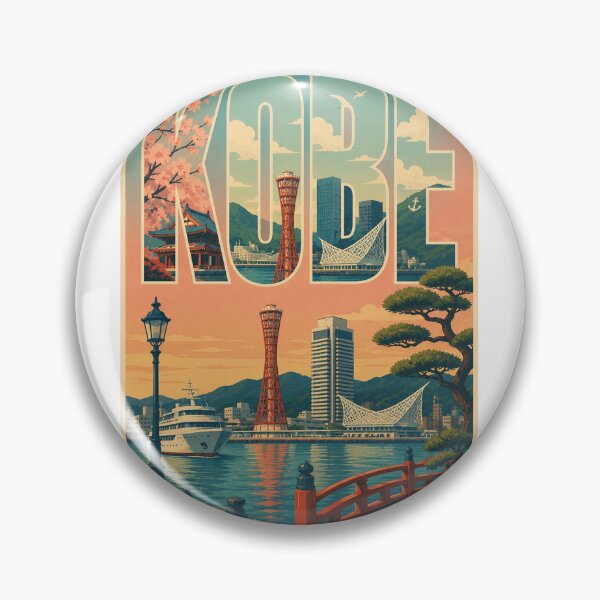 Item preview, Kobe Hyogo Harbor Waterfront Kansai Japan designed and sold by StampMyPassport.