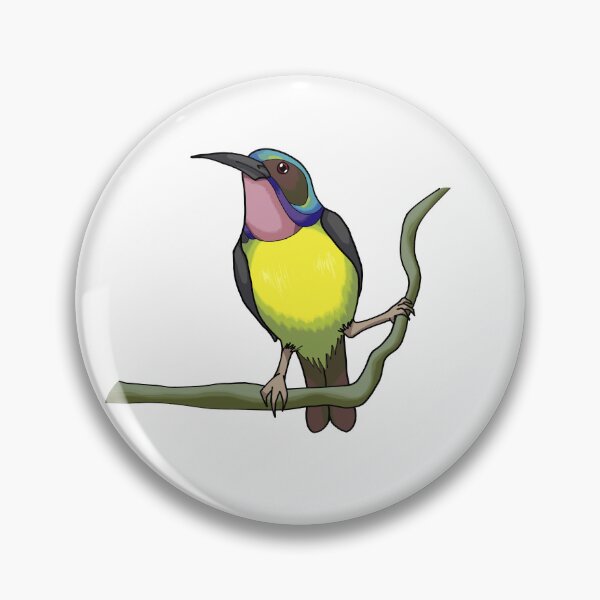 Item preview, Brown-Throated Sunbird designed and sold by CaptainBirdee.