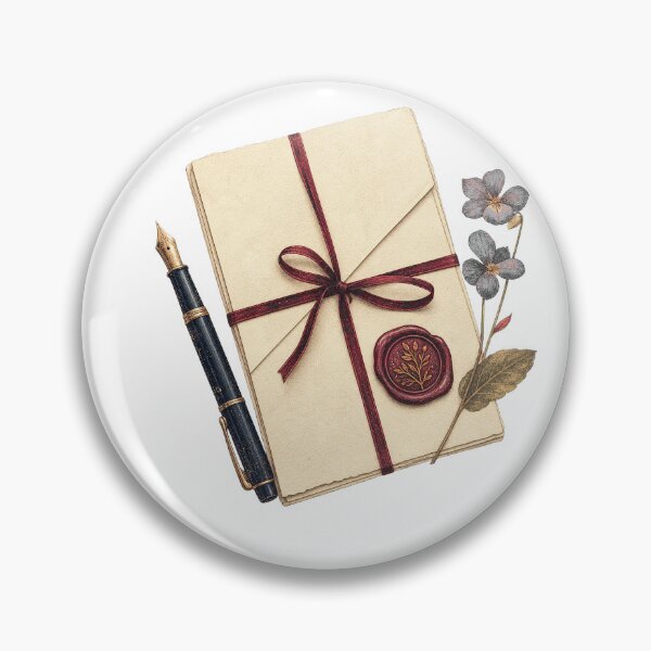 Item preview, Vintage Wax Seal Letter for Stationery Lovers designed and sold by Freshloop Studio | Whimsical Vintage Art.