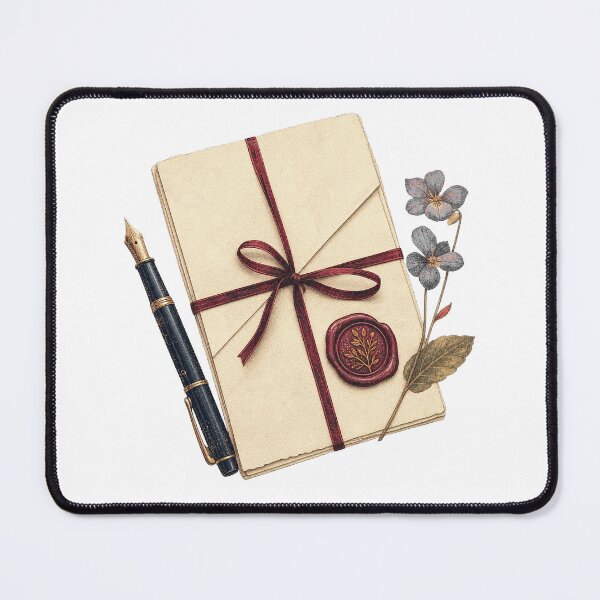 Item preview, Vintage Wax Seal Letter for Stationery Lovers designed and sold by Freshloop Studio | Whimsical Vintage Art.
