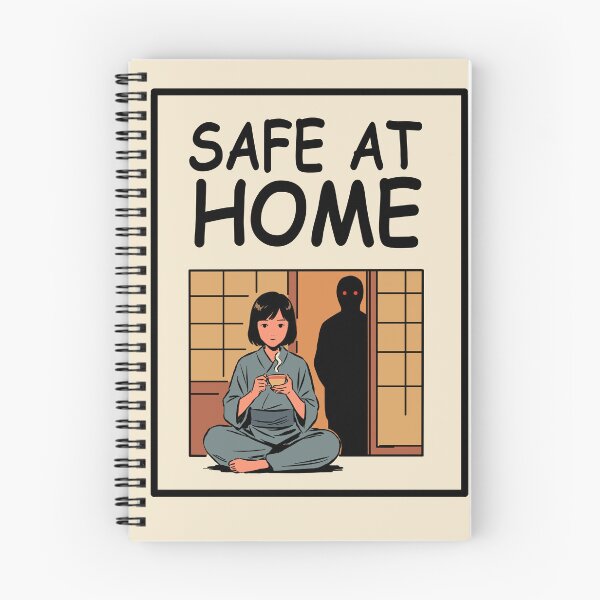 Item preview, Safe At Home Retro Horror designed and sold by SakuraHaven.