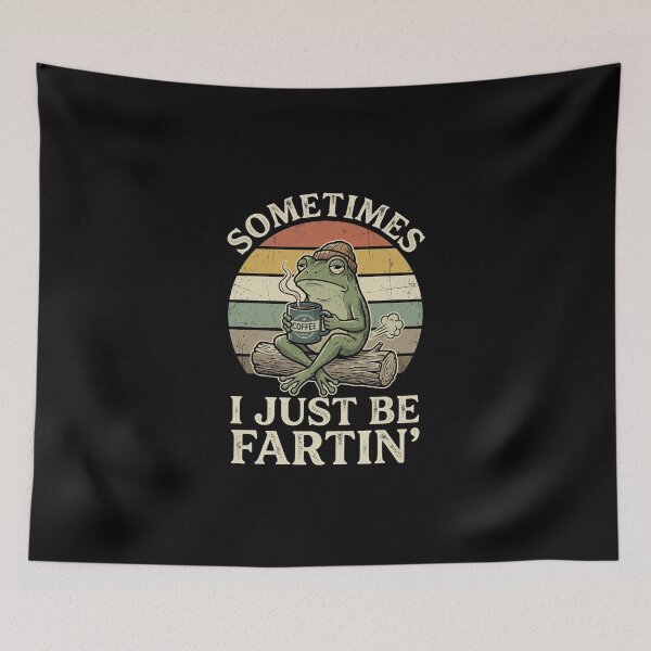 Item preview, Sometimes I Just Be Fartin' Frog designed and sold by dudelinart.