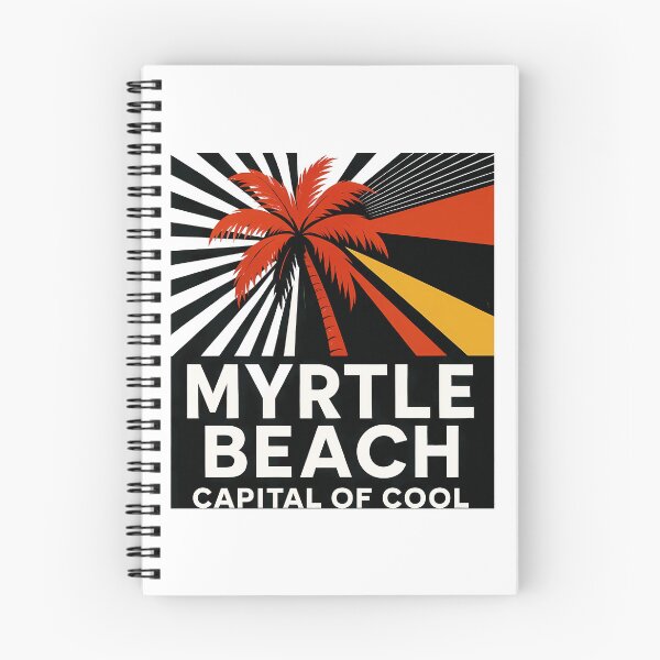 Item preview, Myrtle Beach South Carolina Souvenir - Ocean Pier & Palm Trees Art designed and sold by OzzFrequency.