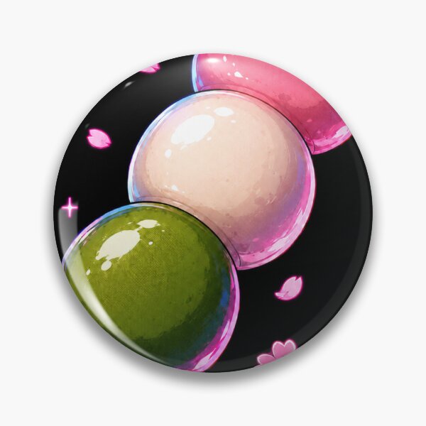Item preview, Hanami Sanshoku Dango | Japanese Sakura Sweet designed and sold by ZenOtaku Lab.