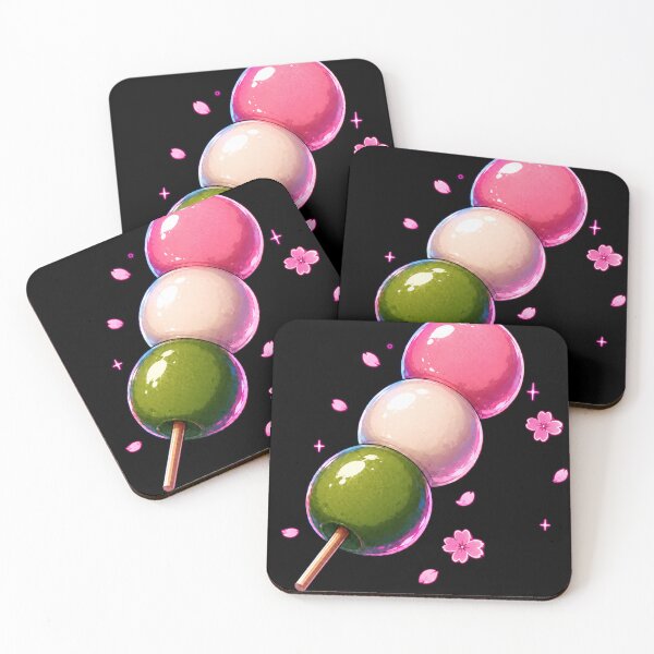 Item preview, Hanami Sanshoku Dango | Japanese Sakura Sweet designed and sold by ZenOtaku Lab.