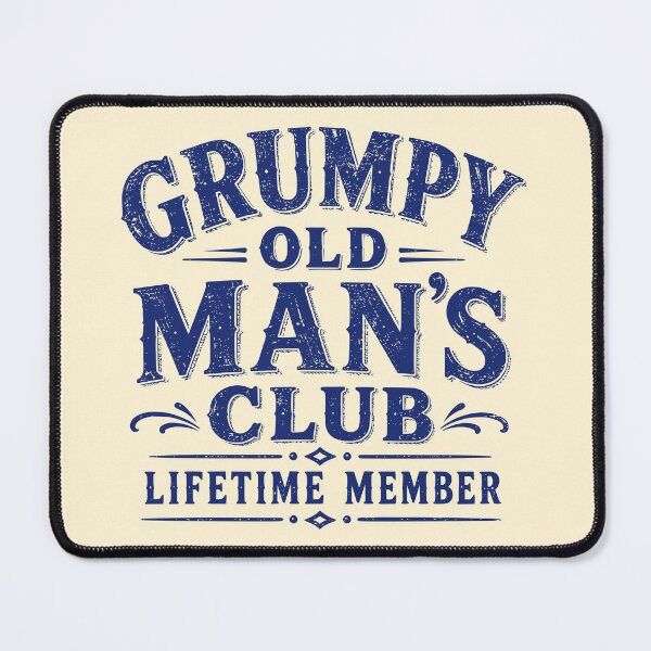 Item preview, Grumpy Old Mans Club Lifetime Member Funny Quote designed and sold by 89shirts.