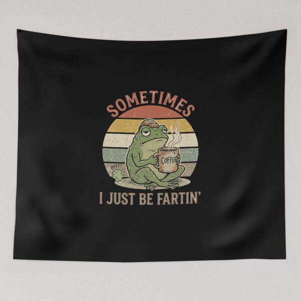 Item preview, Sometimes I Just Be Fartin' Funny Frog Weirdcore designed and sold by dudelinart.