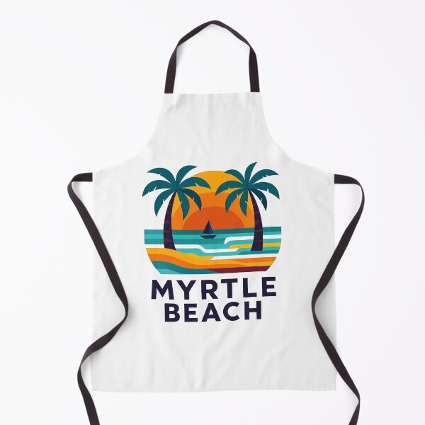 Item preview, Myrtle Beach South Carolina Souvenir - Ocean Pier & Palm Trees Art designed and sold by OzzFrequency.