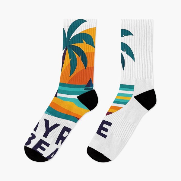 Item preview, Myrtle Beach South Carolina Souvenir - Ocean Pier & Palm Trees Art designed and sold by OzzFrequency.