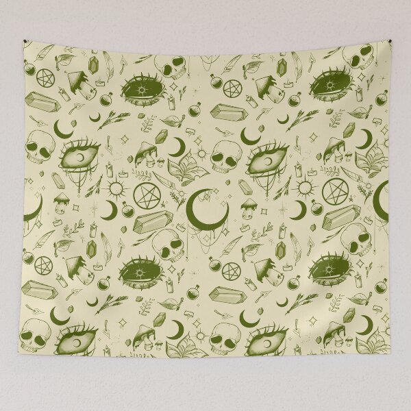 Item preview, witchy pattern  designed and sold by pink-rage.