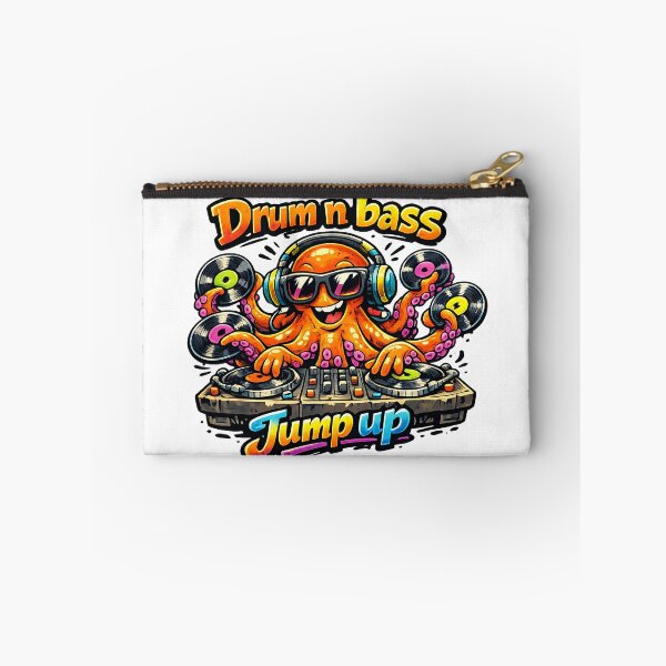 Item preview, Drum and Bass Octopus DJ Jump Up designed and sold by  ZenRave Designs.