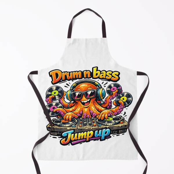 Item preview, Drum and Bass Octopus DJ Jump Up designed and sold by ZenRave Designs.