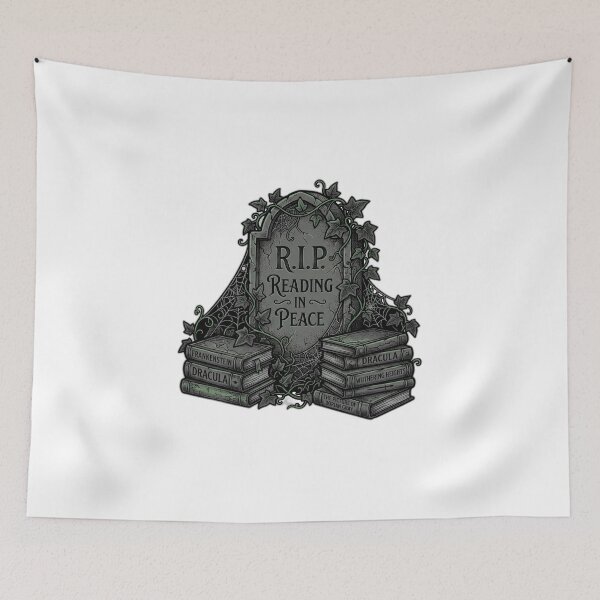 Item preview, Read In Peace Gothic Tombstone Booktok designed and sold by ryanguas.
