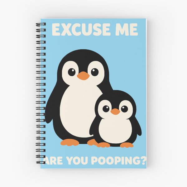 Item preview, Excuse Me Are You Pooping Funny Penguin Bathroom Humor designed and sold by FaizArtShop.