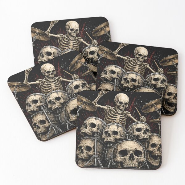 Item preview, death playing his favorite music designed and sold by Nela-&-Lena.