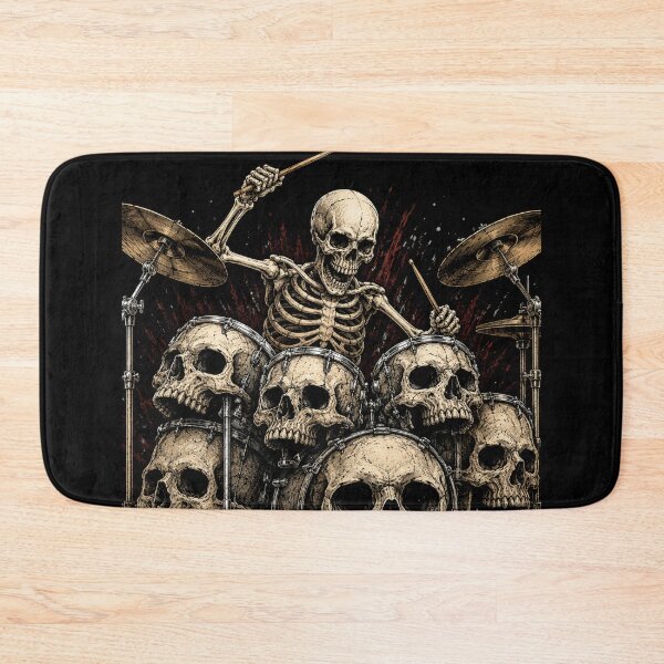 Item preview, death playing his favorite music designed and sold by Nela-&-Lena.