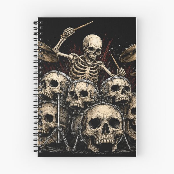 Item preview, death playing his favorite music designed and sold by Nela-&-Lena.