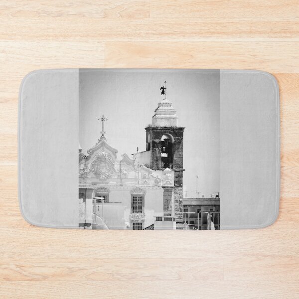 Item preview, Historic Church Tower in Monochrome designed and sold by eddiebarronshop.