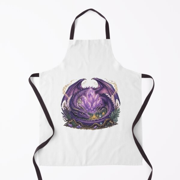 Item preview, Purple Crystal Dragon Fantasy Illustration designed and sold by GrzywaM.