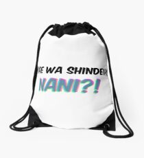 omae wa shindeiru version 1 Drawstring Bag