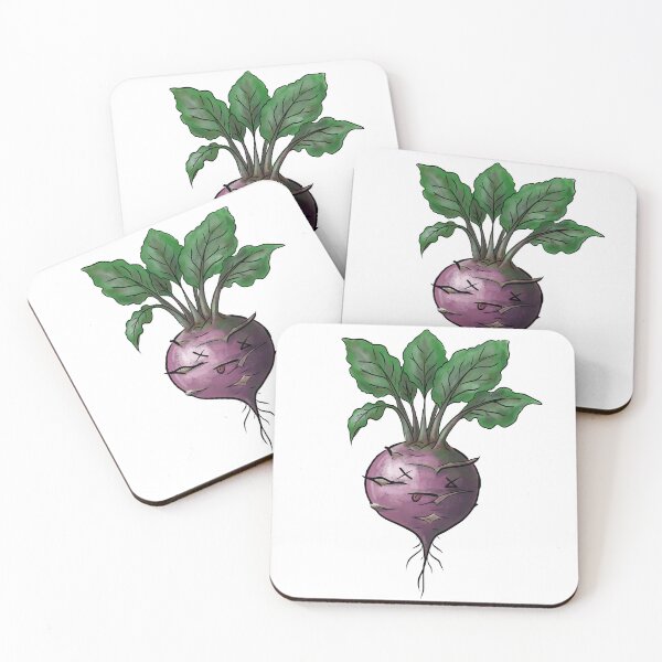Item preview, Expired Kohlrabi funny veggie art designed and sold by Last Radish Design.