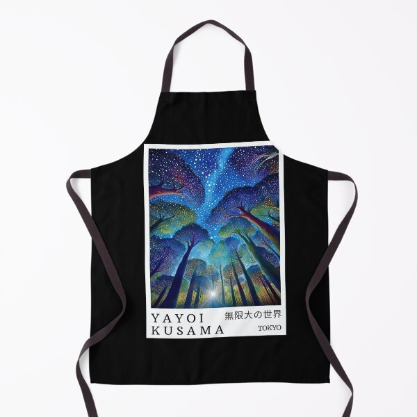 Item preview, Yayoi Kusama Starry Night Forest Poster - Magical Tree Infinite Universe Wall Art Print, Tokyo Modern Decor designed and sold by HappyGrandmaUB.