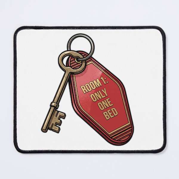 Item preview, Only One Bed Trope Vintage Motel Key designed and sold by ryanguas.