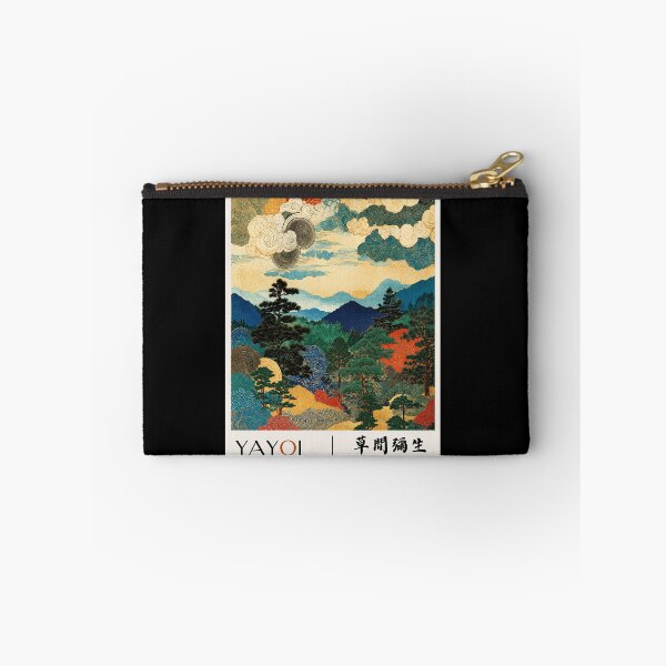 Item preview, Yayoi Kusama Japanese Mountain Landscape Poster - Swirling Clouds Pine Tree Wall Art Print, Paris Museum Decor designed and sold by scrambledpeg.
