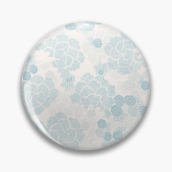 Item preview, Oriental Aesthetics V05 Ice Blue and Ivory Peony  designed and sold by Lidra Zehcnas.