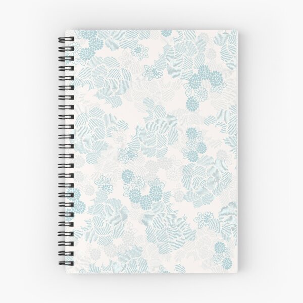 Item preview, Oriental Aesthetics V05 Ice Blue and Ivory Peony  designed and sold by Lidra Zehcnas.
