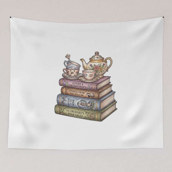 Item preview, Found Family Trope Cozy Tea And Books designed and sold by ryanguas.