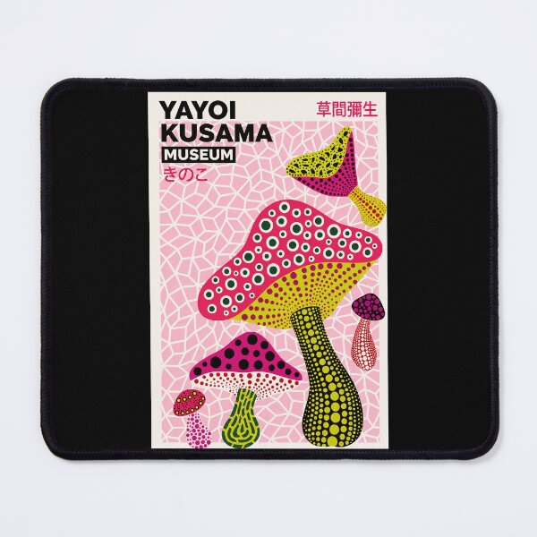 Item preview, Yayoi Kusama Mushroom Poster - Iconic Polka Dot Fungi Wall Art Print, Kusama Museum Pink Decor designed and sold by MorningJoco.