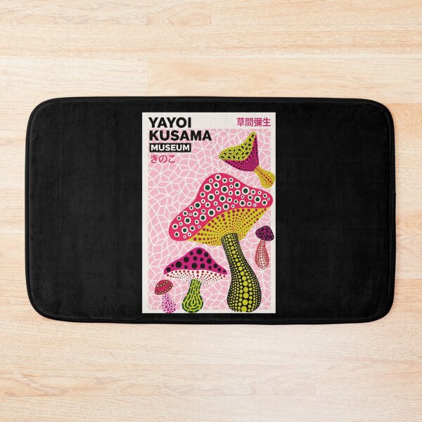 Item preview, Yayoi Kusama Mushroom Poster - Iconic Polka Dot Fungi Wall Art Print, Kusama Museum Pink Decor designed and sold by MorningJoco.