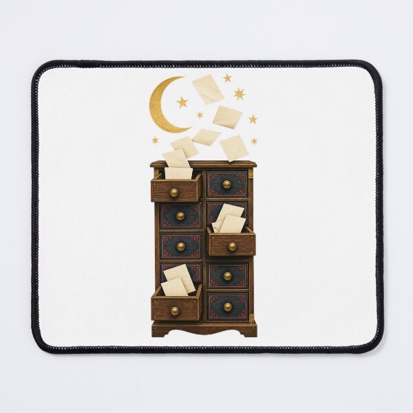 Item preview, Celestial Postal Cabinet Releasing Tiny Letters designed and sold by Freshloop Studio | Whimsical Vintage Art.