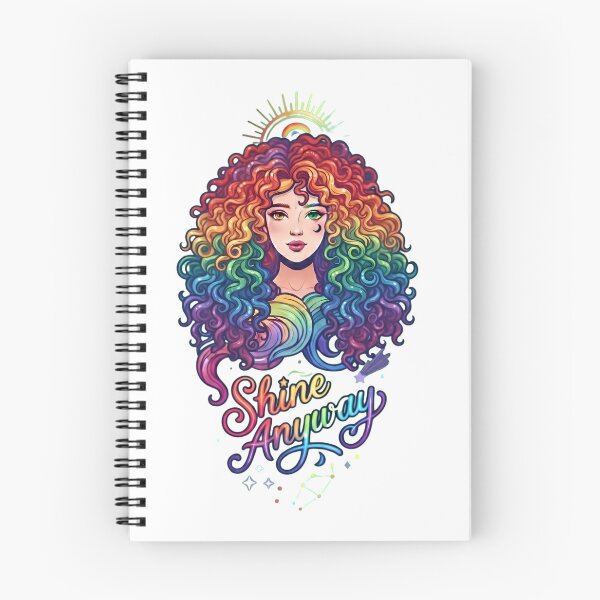Item preview, Shine Anyway - Rainbow Celestial Pride Illustration designed and sold by DesignsCreative.
