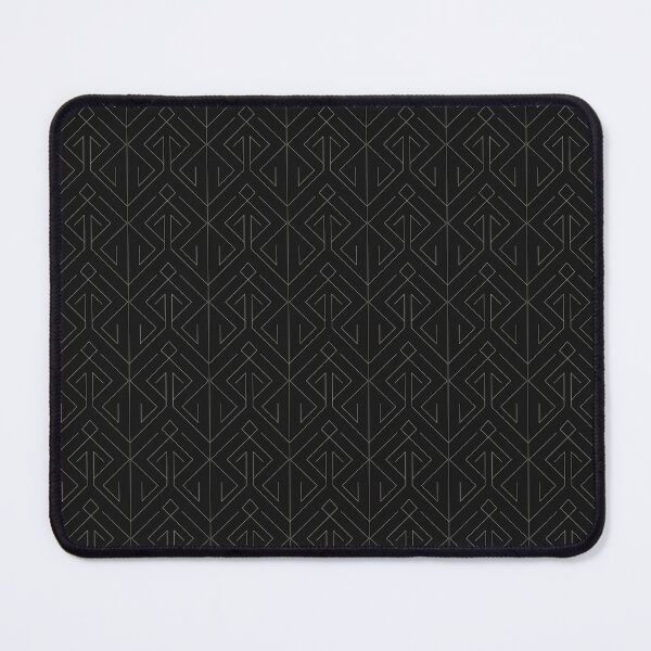 Item preview, Noir geometric luxury pattern modern abstract interior design designed and sold by Aurum-design.