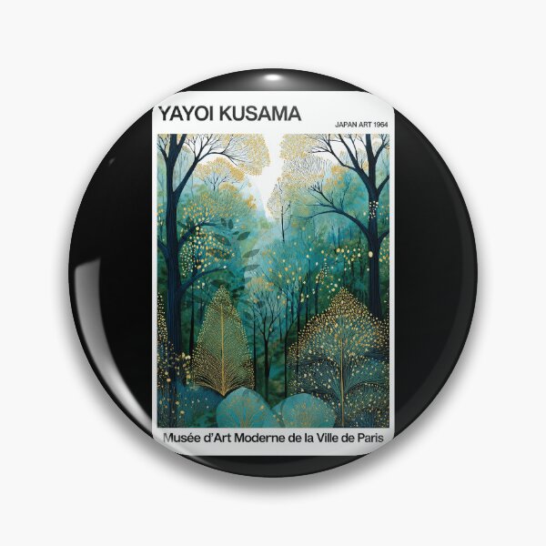 Item preview, Yayoi Kusama Golden Forest Poster - Japan Art 1964 Wall Art Print, Paris Museum Tree Decor designed and sold by HappyGrandmaUB.