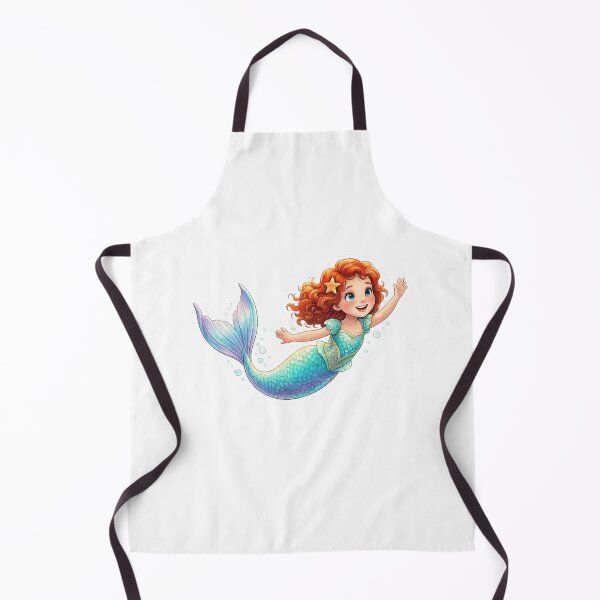 Item preview, Cute Mermaid Under the Sea | Whimsical Ocean Princess Illustration | Kids Fantasy Art designed and sold by ViniSArunStudio.