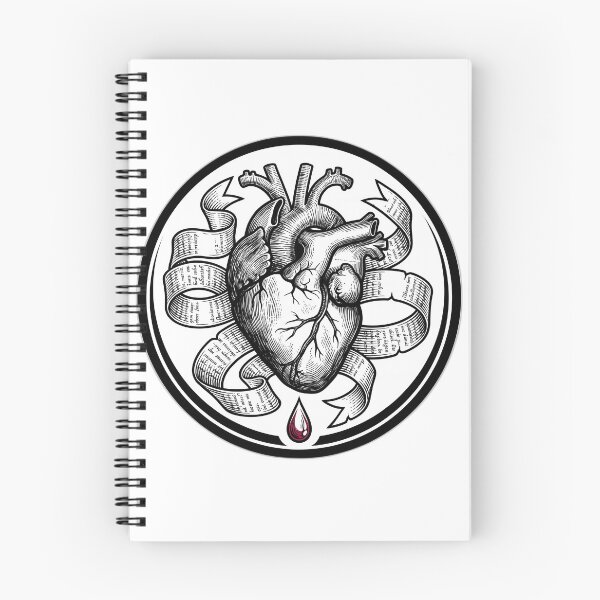 Item preview, Fictional Men Ruined Me Anatomical Heart designed and sold by ryanguas.