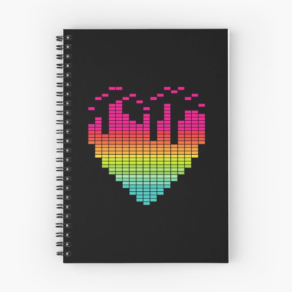 Item preview, Pixel Heart Equalizer Graphic designed and sold by Dmo3HarkoArt.