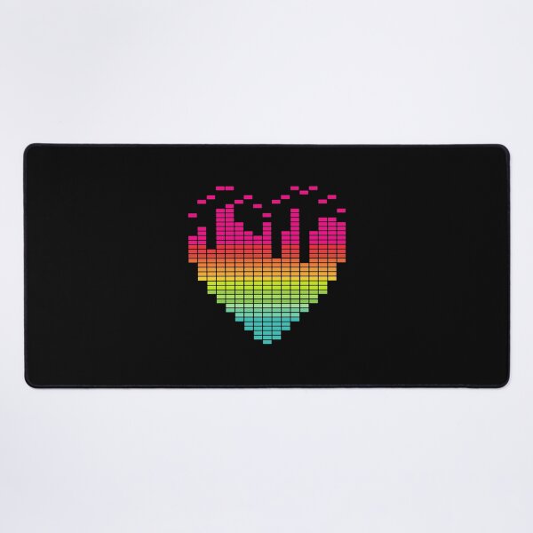 Item preview, Pixel Heart Equalizer Graphic designed and sold by Dmo3HarkoArt.