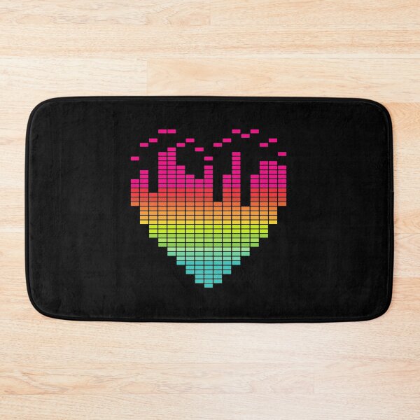 Item preview, Pixel Heart Equalizer Graphic designed and sold by Dmo3HarkoArt.