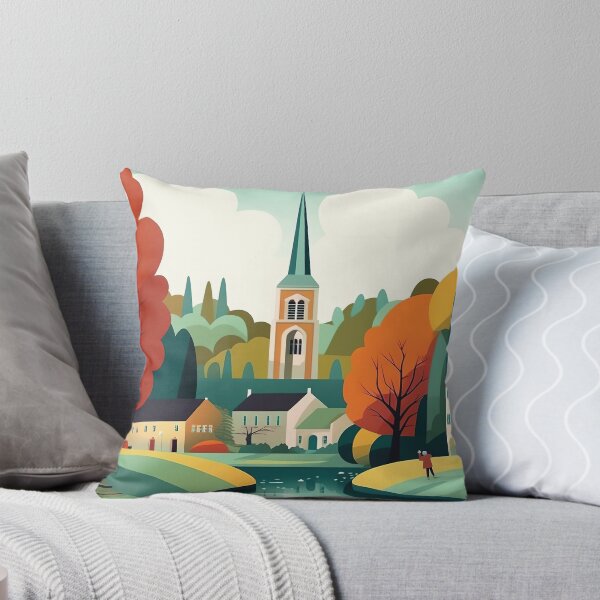 Item preview, Bakewell, Derbyshire Village Wall Art designed and sold by MarkedArtPrints.